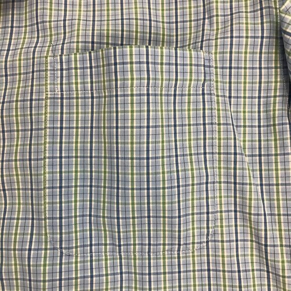 Vineyard Vines Murray Men 100% Cotton M Button Blue Multi-Color Check Shirt - Picture 5 of 6